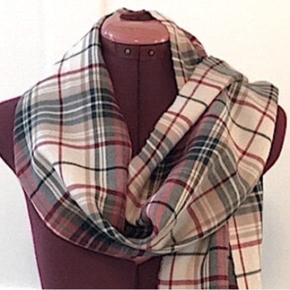 Roots Accessories - NWT Roots Wool Country Plaid Scarf
